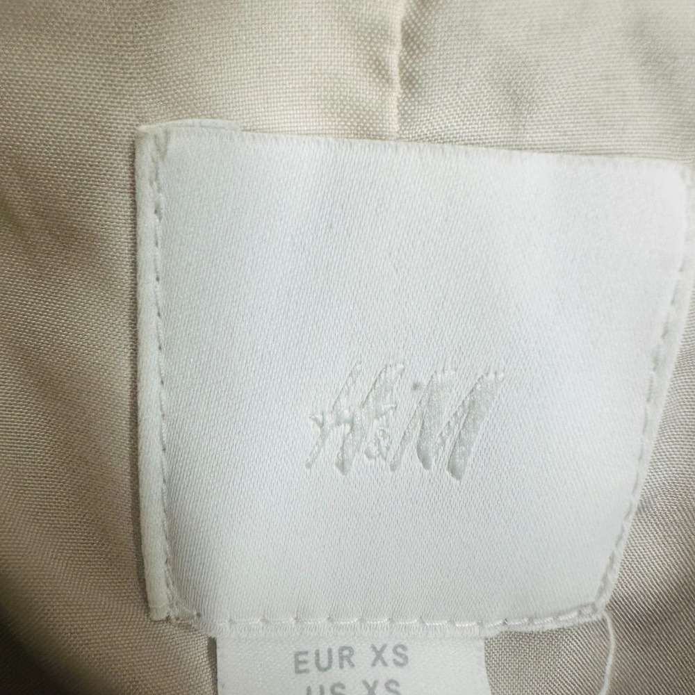H&M Long Sleeve Collared Plaid Shearling Jacket Pastel Color Size XS‎ - Picture 6 of 8